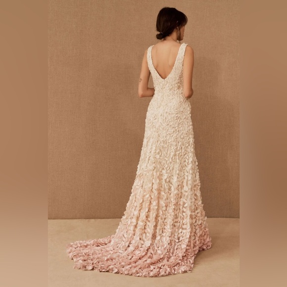 NWT BHLDN Anthropologie Theia Emma Cherry Blossom Wedding Prom Gown 2 NWT $2195 - Picture 6 of 15